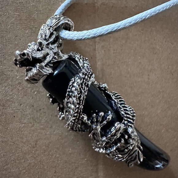 Dragon With Talon Necklace - Picture 4 of 9